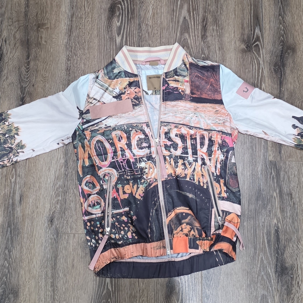 Colorful Graphic Zip-Up Jacket - Picture 3 of 12